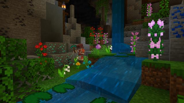 Screenshot of the Minecraft Bedrock Marketplace product Spring Castle created by The Craft Stars.