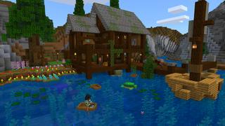 Screenshot of the Minecraft Bedrock Marketplace product Spring Castle created by The Craft Stars.