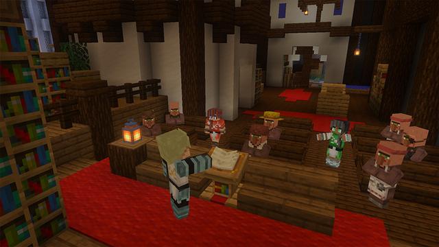 Screenshot of the Minecraft Bedrock Marketplace product Spring Castle created by The Craft Stars.