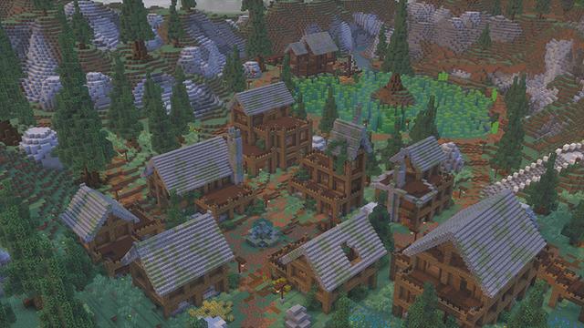 Screenshot of the Minecraft Bedrock Marketplace product Spring Castle created by The Craft Stars.