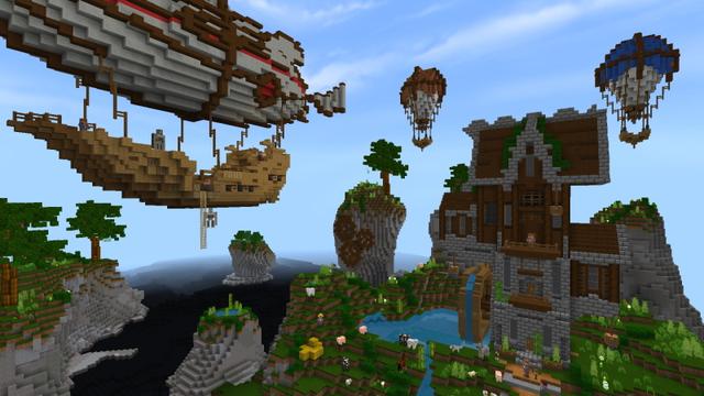 Screenshot of the Minecraft Bedrock Marketplace product Steampunk - Original Textures created by The Craft Stars.