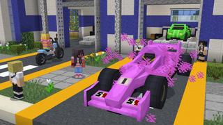 Screenshot of the Minecraft Bedrock Marketplace product Summer Cars created by The Craft Stars.