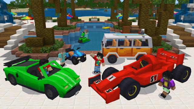 Screenshot of the Minecraft Bedrock Marketplace product Summer Millionaire Mansion created by The Craft Stars.
