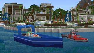 Screenshot of the Minecraft Bedrock Marketplace product Summer Resort created by The Craft Stars.