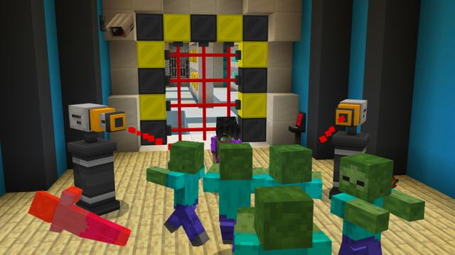 Screenshot of the Minecraft Bedrock Marketplace product Summer Secret Bunker created by The Craft Stars.