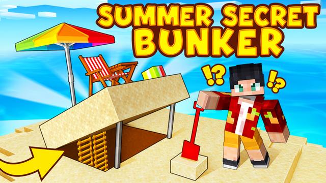Thumbnail of the Minecraft Bedrock Marketplace product Summer Secret Bunker created by The Craft Stars.