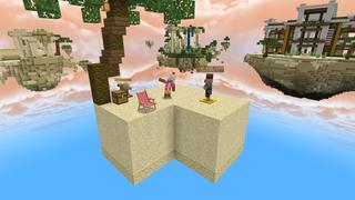 Screenshot of the Minecraft Bedrock Marketplace product Summer Skyblock created by The Craft Stars.