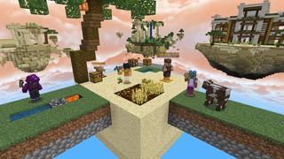 Screenshot of the Minecraft Bedrock Marketplace product Summer Skyblock created by The Craft Stars.