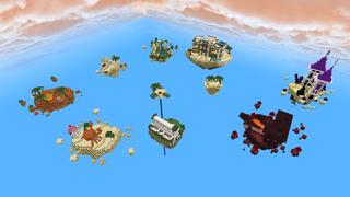 Screenshot of the Minecraft Bedrock Marketplace product Summer Skyblock created by The Craft Stars.