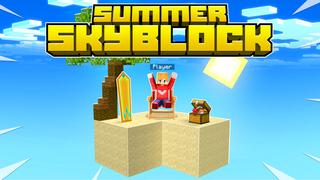 Thumbnail of the Minecraft Bedrock Marketplace product Summer Skyblock created by The Craft Stars.