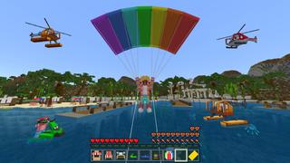 Screenshot of the Minecraft Bedrock Marketplace product Summer Water Sports created by The Craft Stars.