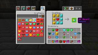 Screenshot of the Minecraft Bedrock Marketplace product Super Hearts created by The Craft Stars.