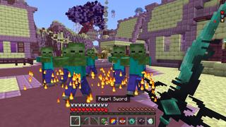 Screenshot of the Minecraft Bedrock Marketplace product Super Pearls created by The Craft Stars.