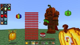 Screenshot of the Minecraft Bedrock Marketplace product Super Pumpkins created by The Craft Stars.