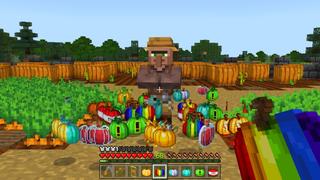 Screenshot of the Minecraft Bedrock Marketplace product Super Pumpkins created by The Craft Stars.