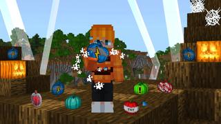 Screenshot of the Minecraft Bedrock Marketplace product Super Pumpkins created by The Craft Stars.