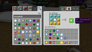 Screenshot of the Minecraft Bedrock Marketplace product Super Snowballs created by The Craft Stars.