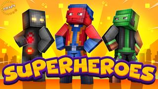 Thumbnail of the Minecraft Bedrock Marketplace product Superheroes created by The Craft Stars.