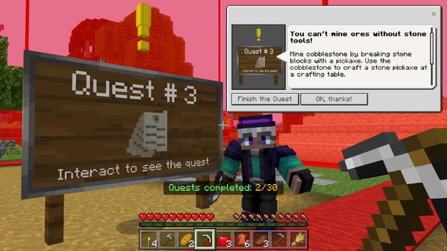 Screenshot of the Minecraft Bedrock Marketplace product Survival But Can't Leave Chunk created by The Craft Stars.
