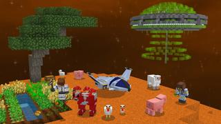 Screenshot of the Minecraft Bedrock Marketplace product Survival on Mars! created by The Craft Stars.