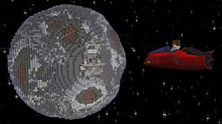 Screenshot of the Minecraft Bedrock Marketplace product Survival on the Moon! created by The Craft Stars.