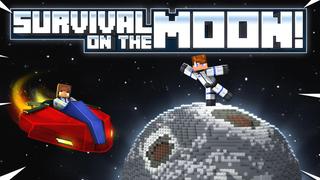 Thumbnail of the Minecraft Bedrock Marketplace product Survival on the Moon! created by The Craft Stars.