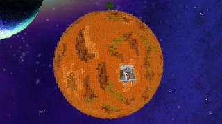 Screenshot of the Minecraft Bedrock Marketplace product Survival on the SUN! created by The Craft Stars.