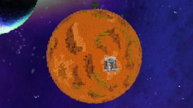 Screenshot of the Minecraft Bedrock Marketplace product Survival on the SUN! created by The Craft Stars.