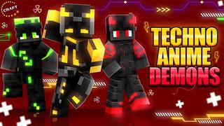 Thumbnail of the Minecraft Bedrock Marketplace product Techno Anime Demons created by The Craft Stars.