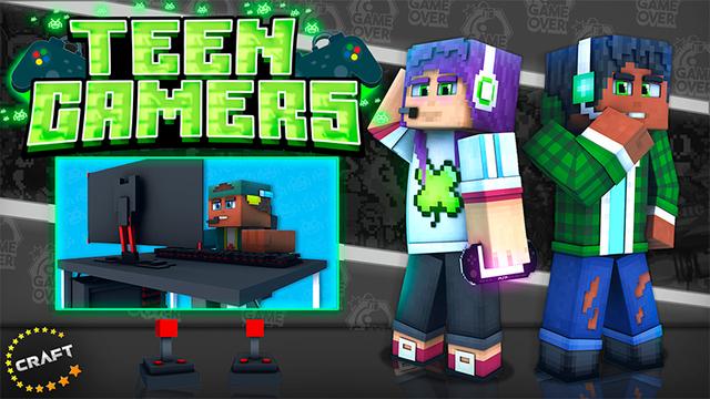 Thumbnail of the Minecraft Bedrock Marketplace product Teen Gamers created by The Craft Stars.