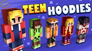 Thumbnail of the Minecraft Bedrock Marketplace product Teen Hoodies created by The Craft Stars.