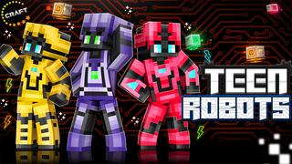 Thumbnail of the Minecraft Bedrock Marketplace product Teen Robots created by The Craft Stars.