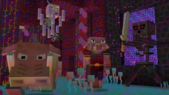 Screenshot of the Minecraft Bedrock Marketplace product Tie Dye - Texture Pack created by The Craft Stars.