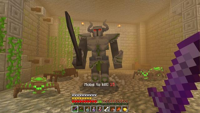 Screenshot of the Minecraft Bedrock Marketplace product Towers & Dungeons created by The Craft Stars.
