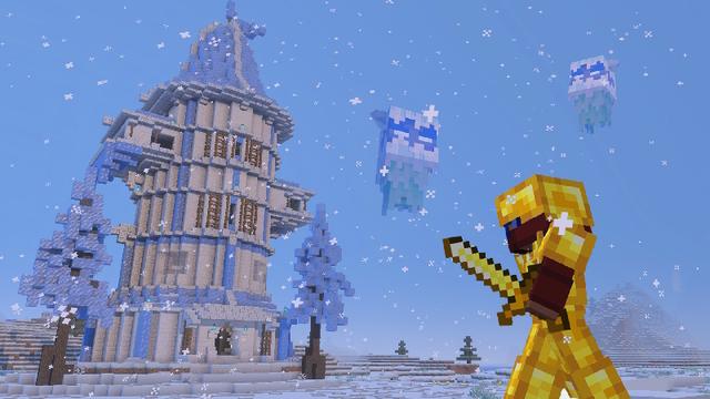 Screenshot of the Minecraft Bedrock Marketplace product Towers & Dungeons Add-On created by The Craft Stars.