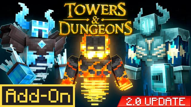 Thumbnail of the Minecraft Bedrock Marketplace product Towers & Dungeons Add-On created by The Craft Stars.