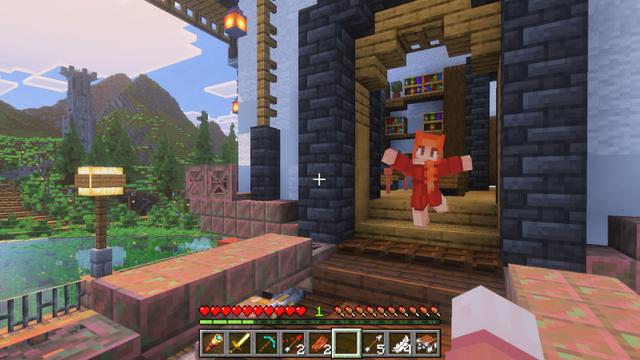 Screenshot of the Minecraft Bedrock Marketplace product Train House created by The Craft Stars.