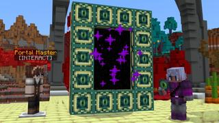 Screenshot of the Minecraft Bedrock Marketplace product Transformed End Portal created by The Craft Stars.