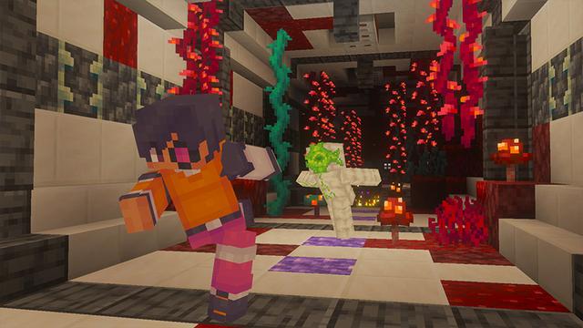 Screenshot of the Minecraft Bedrock Marketplace product UFO Station created by The Craft Stars.