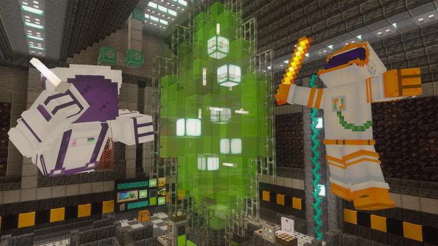 Screenshot of the Minecraft Bedrock Marketplace product UFO Station created by The Craft Stars.