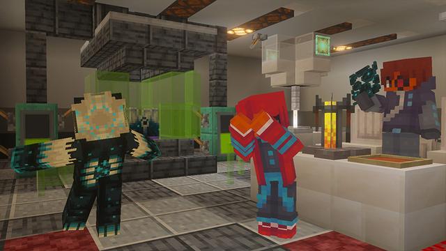 Screenshot of the Minecraft Bedrock Marketplace product UFO Station created by The Craft Stars.