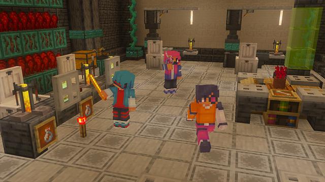 Screenshot of the Minecraft Bedrock Marketplace product UFO Station created by The Craft Stars.