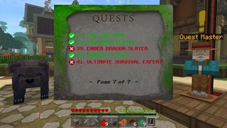 Screenshot of the Minecraft Bedrock Marketplace product UHC Survival Island created by The Craft Stars.