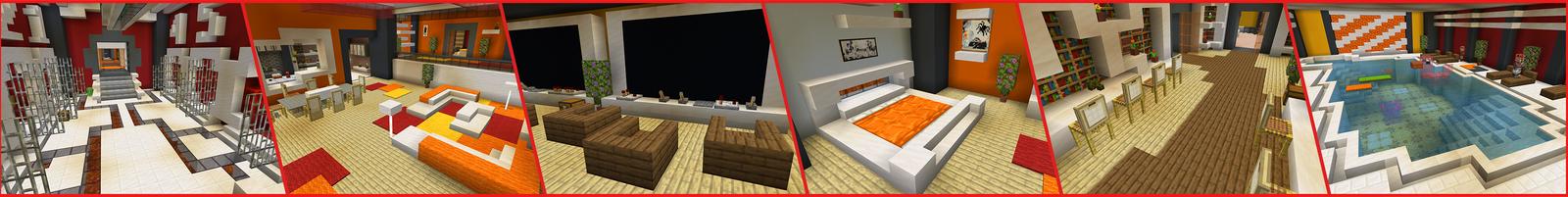 Panorama of the Minecraft Bedrock Marketplace product Ultimate Lava Bunker created by The Craft Stars.