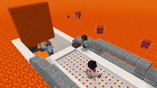 Screenshot of the Minecraft Bedrock Marketplace product Ultimate Lava Bunker created by The Craft Stars.