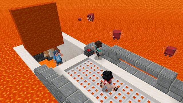 Screenshot of the Minecraft Bedrock Marketplace product Ultimate Lava Bunker created by The Craft Stars.