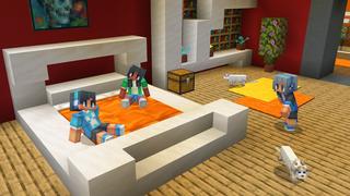 Screenshot of the Minecraft Bedrock Marketplace product Ultimate Lava Bunker created by The Craft Stars.