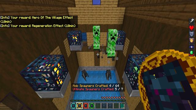 Screenshot of the Minecraft Bedrock Marketplace product Ultimate OP Spawners created by The Craft Stars.
