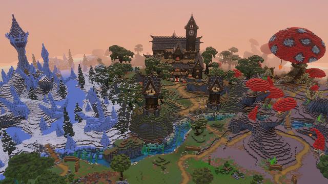Screenshot of the Minecraft Bedrock Marketplace product Ultimate Survival Biomes created by The Craft Stars.