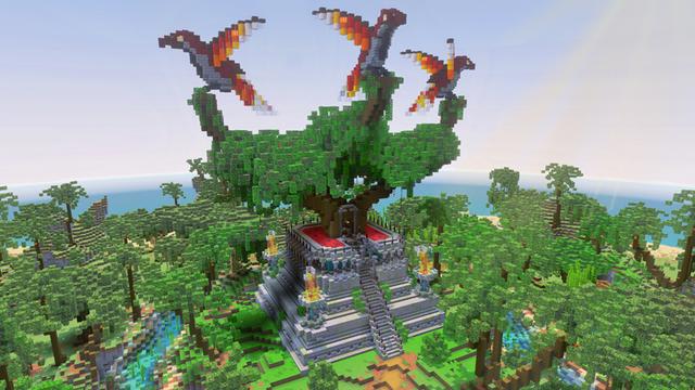 Screenshot of the Minecraft Bedrock Marketplace product Ultimate Survival Biomes created by The Craft Stars.